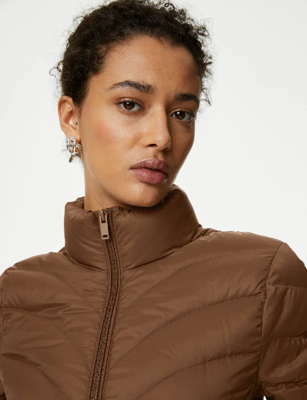 Feather & Down Packaway Puffer Jacket