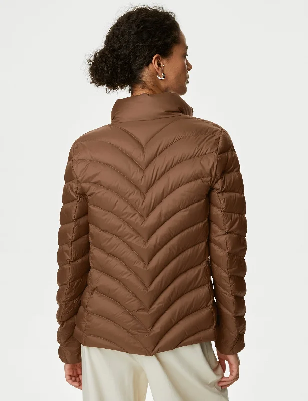 Feather & Down Packaway Puffer Jacket