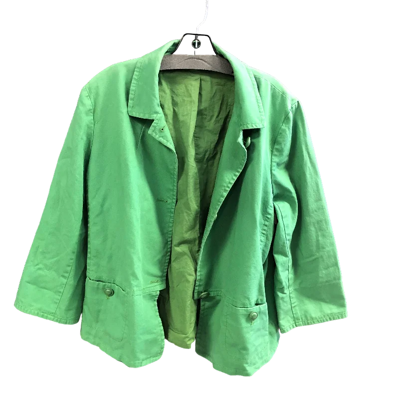 Green Blazer Talbots, Size 18