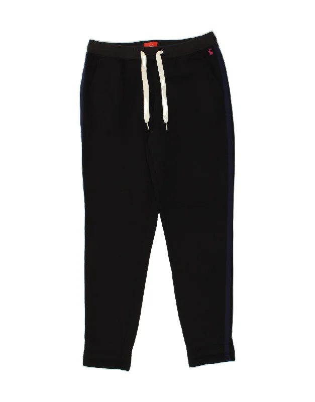 JOULES Womens Tracksuit Trousers UK 12 Medium  Black