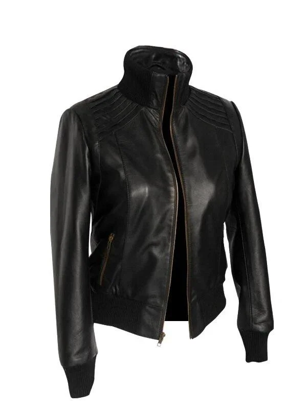 Kelly Bree Black Leather Jacket