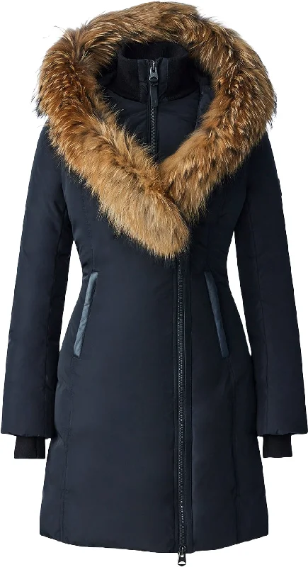 Kay Down Coat With Natural Fur Signature Mackage Collar - Women's|-|KAY Manteau en duvet avec col signature Mackage en fourrure naturelle - Femme