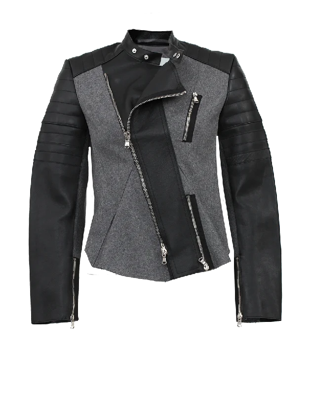 Motorcycle Peplum Jacket