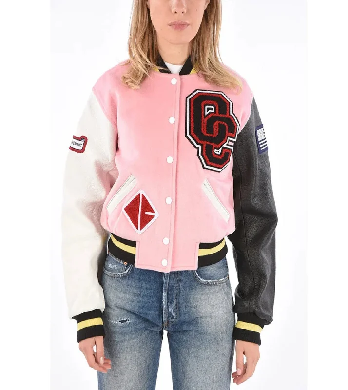 Opening Ceremony Pink Varsity Jacket