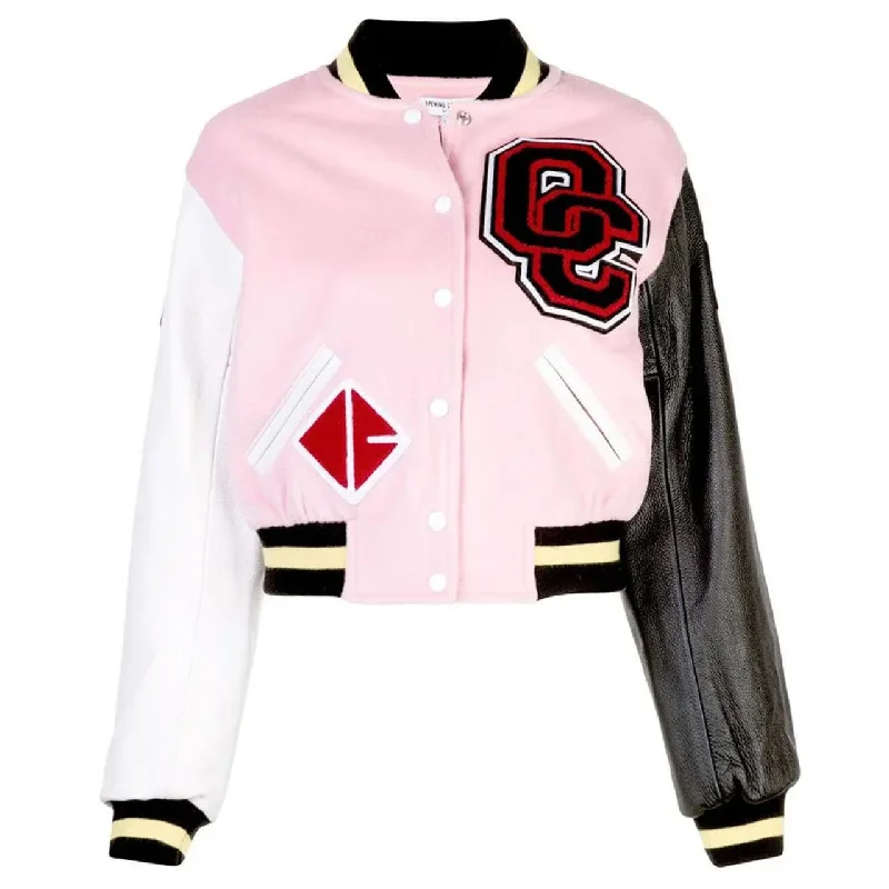 Opening Ceremony Pink Varsity Jacket