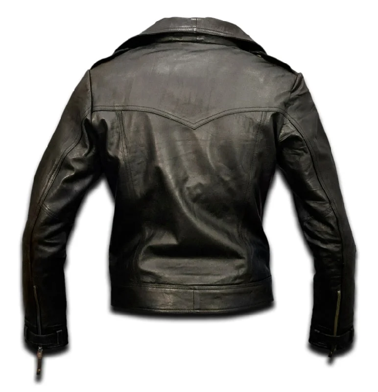 Women's Leather Jacket Black | Biker Leather Jacket