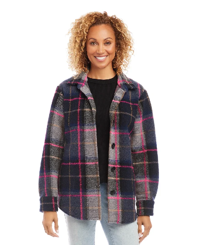 Plaid Shirt Jacket