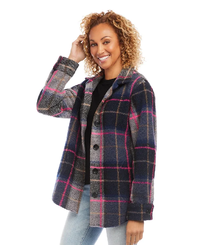 Plaid Shirt Jacket