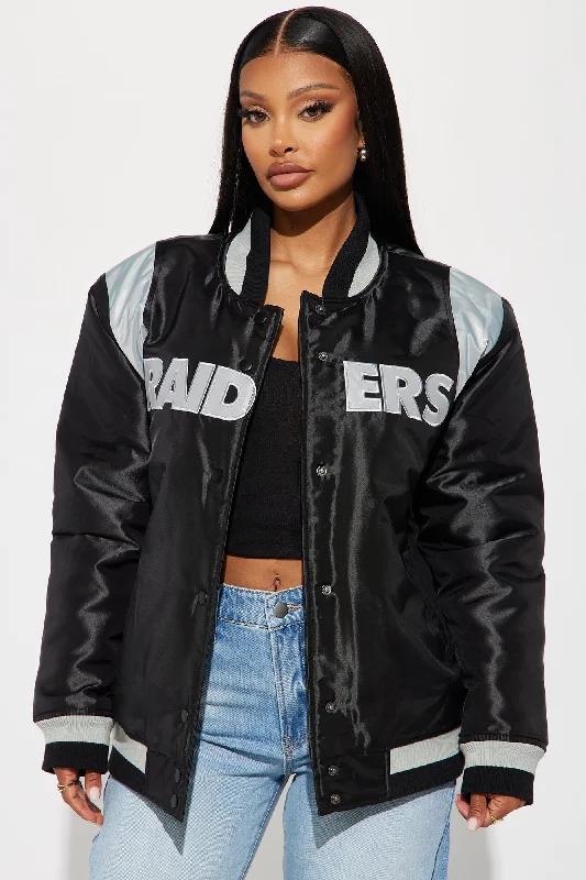 Raiders House Bomber Jacket - Black