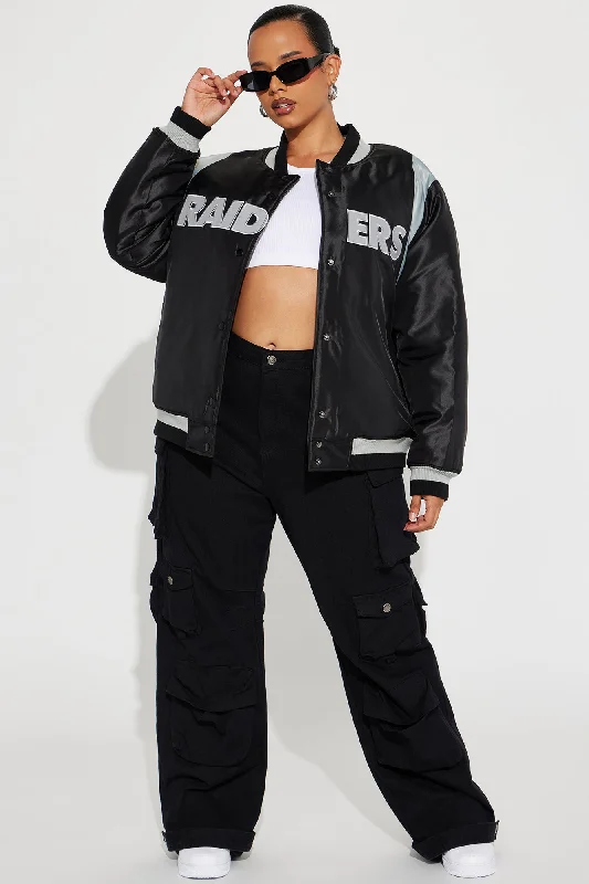 Raiders House Bomber Jacket - Black