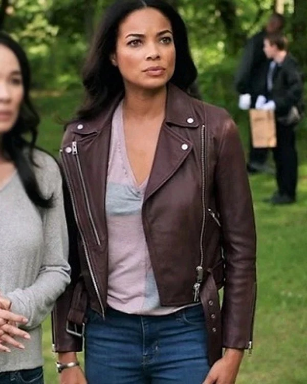 Redemption In Cherry Springs Rochelle Aytes Leather Jacket