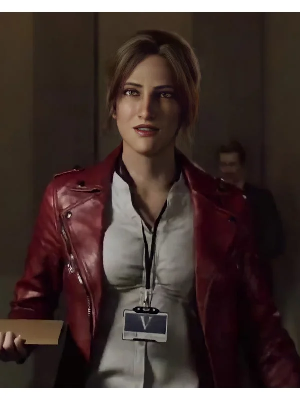 Resident Evil Infinite Darkness Red Leather Jacket