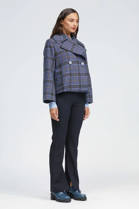 Rörö Jacket Blue/Orange Check