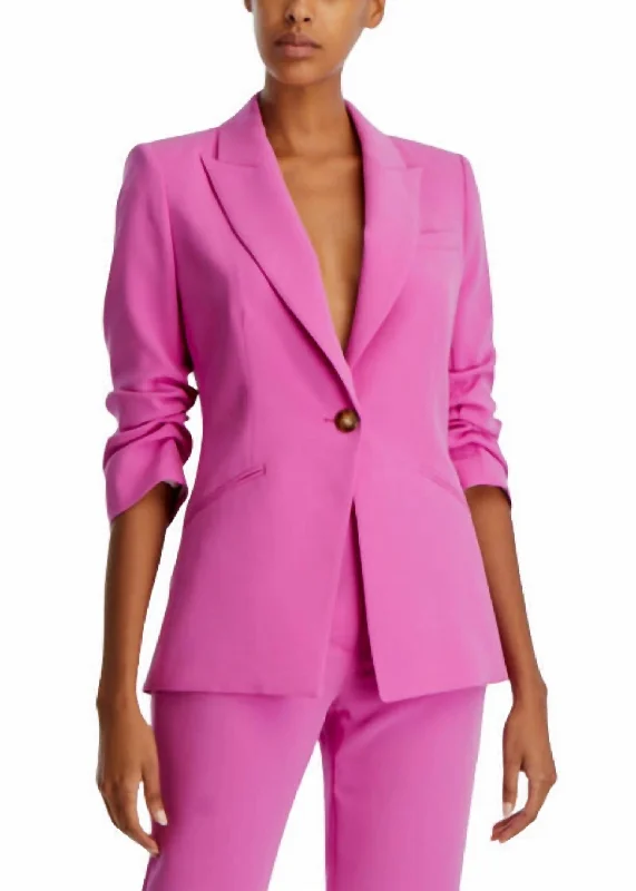 Salome Dickey Jacket In Bright Magenta