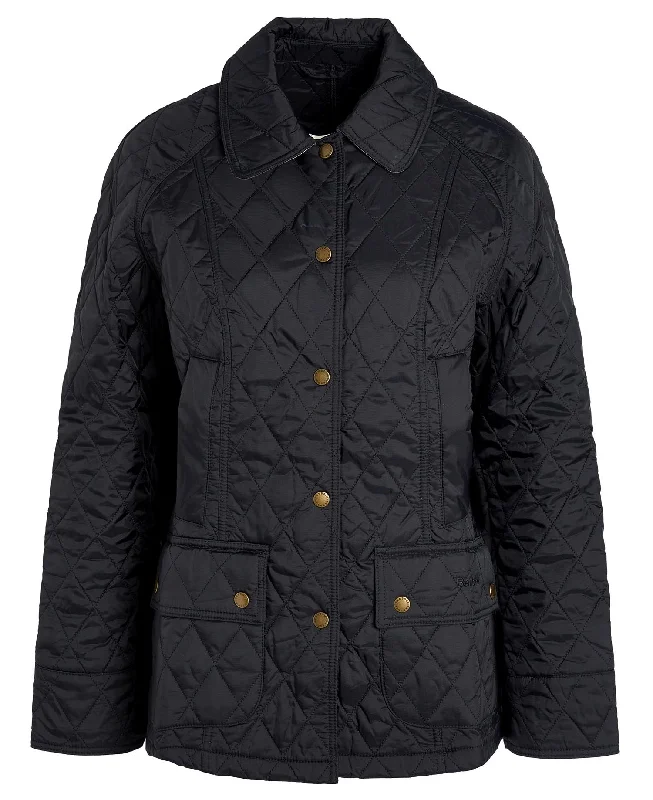 Summer Beadnell Quilted Jacket Black