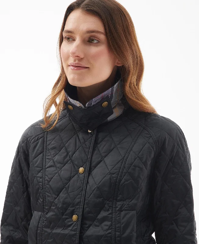 Summer Beadnell Quilted Jacket Black