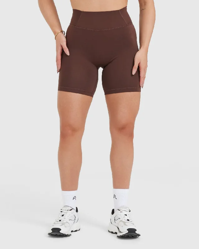 Timeless High Waisted Shorts | Espresso