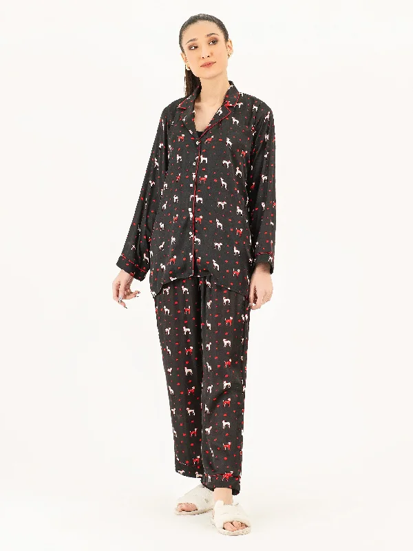 Printed Silk Sleepwear