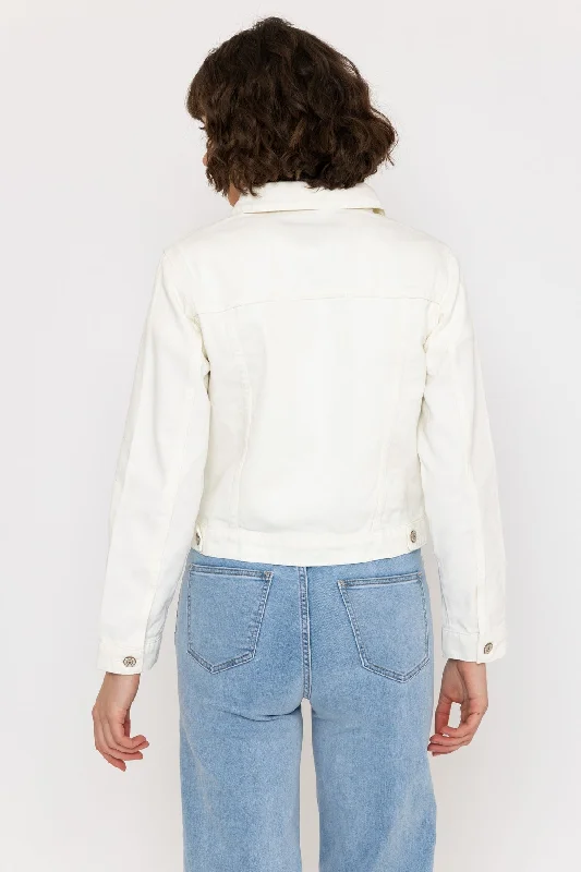 Valence White Denim Jacket