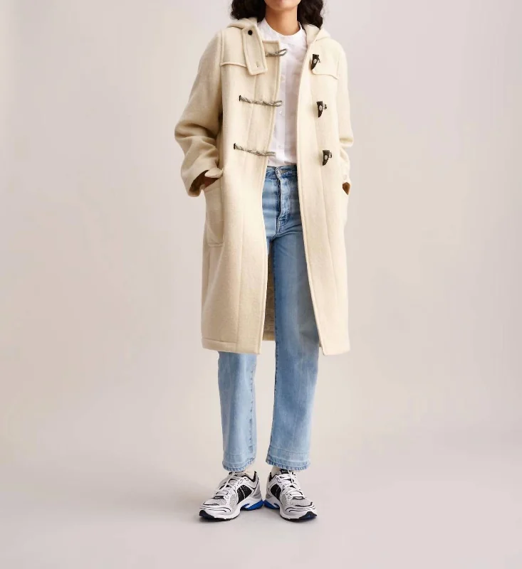 Vosges Duffle Coat In Ivory