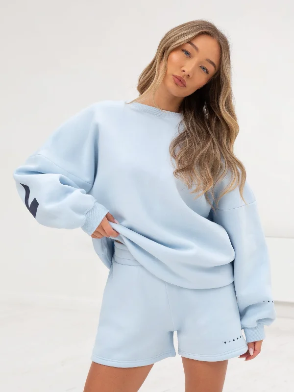 Isabel Oversized Jumper - Powder Blue