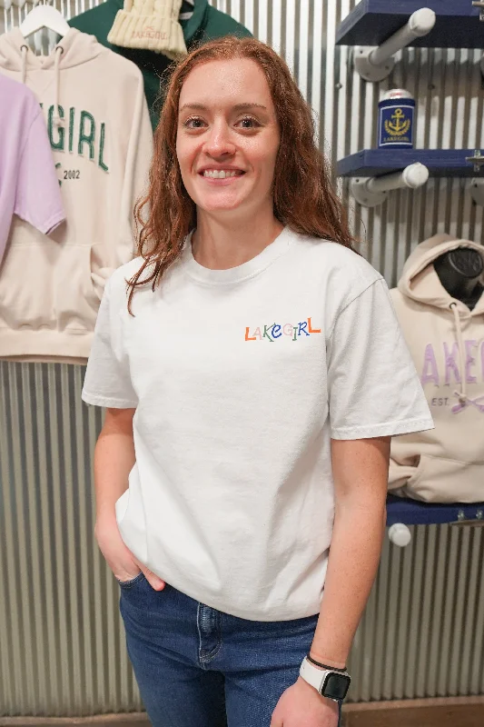 Lake Life Short Sleeve in White