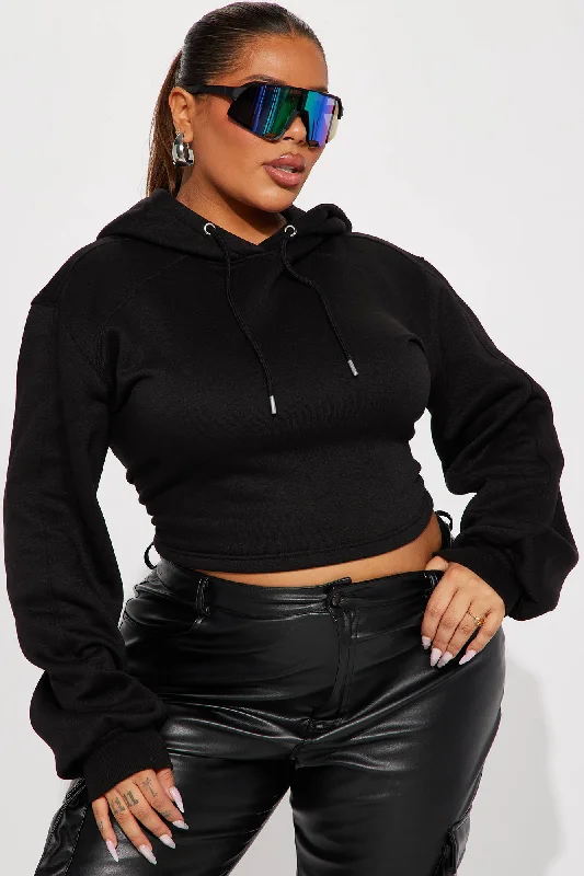 Strap Me Up Lounge Hoodie - Black