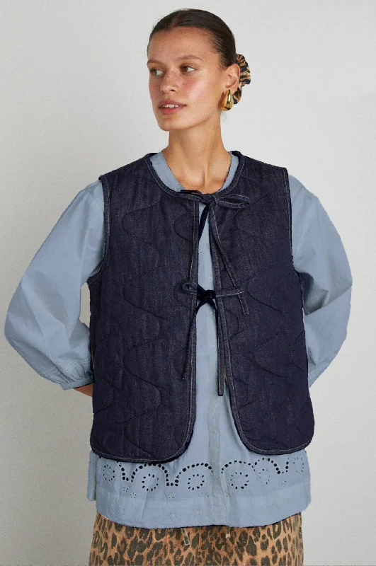 Tilly Gilet Dark Indigo Denim