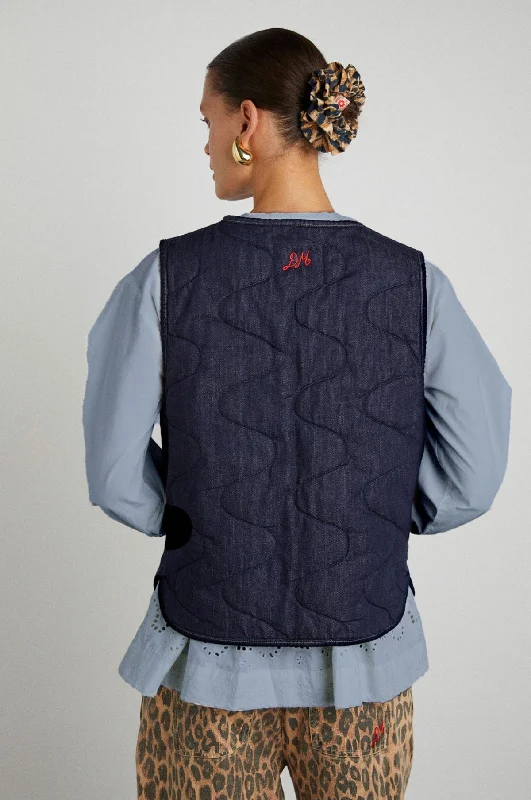 Tilly Gilet Dark Indigo Denim