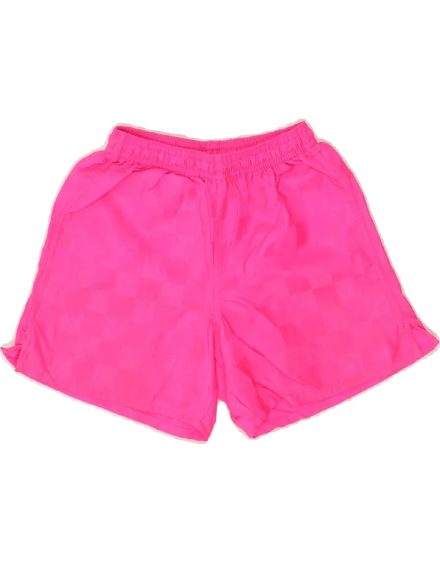 UMBRO Womens Sport Shorts UK 4 XS Pink Nylon