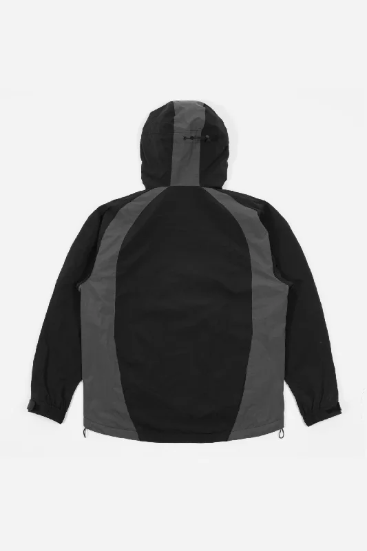 Wasted Paris Arena Windbreaker - Black / Charcoal