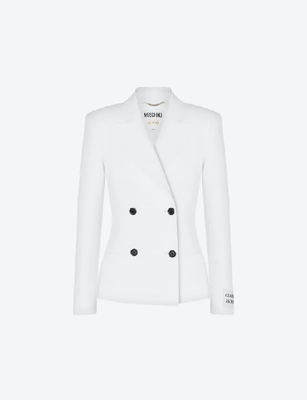 White blazer Moschino show